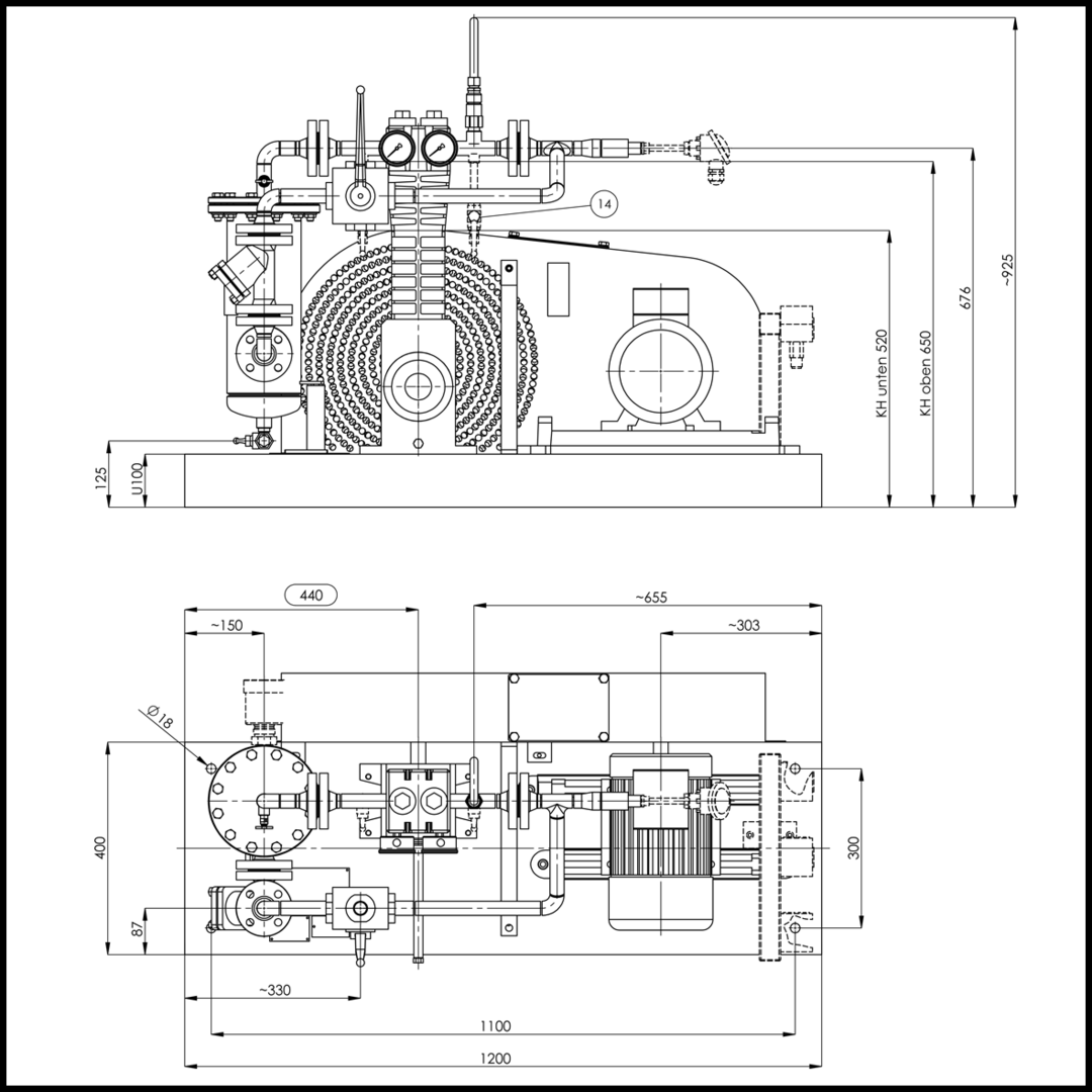 FAS компрессорный агрегат тип Corken 91 Арт.21014